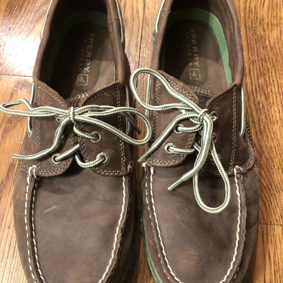 Sperry Other - Sperry Top-Sider Leather Mens Boat Shoe Size 11.5